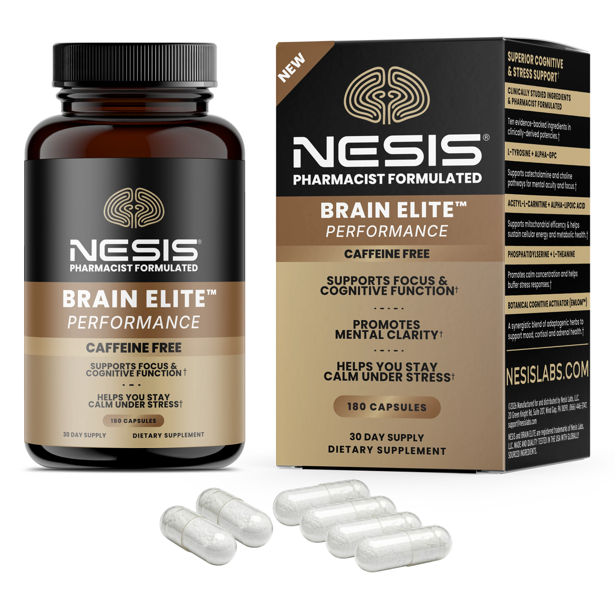 NESIS Brain Elite (30 Day Supply) – NESIS LABS LLC